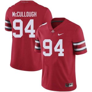 NCAA Ohio State Buckeyes Men's #94 Roen McCullough Red Nike Football College Jersey HIW8745YW